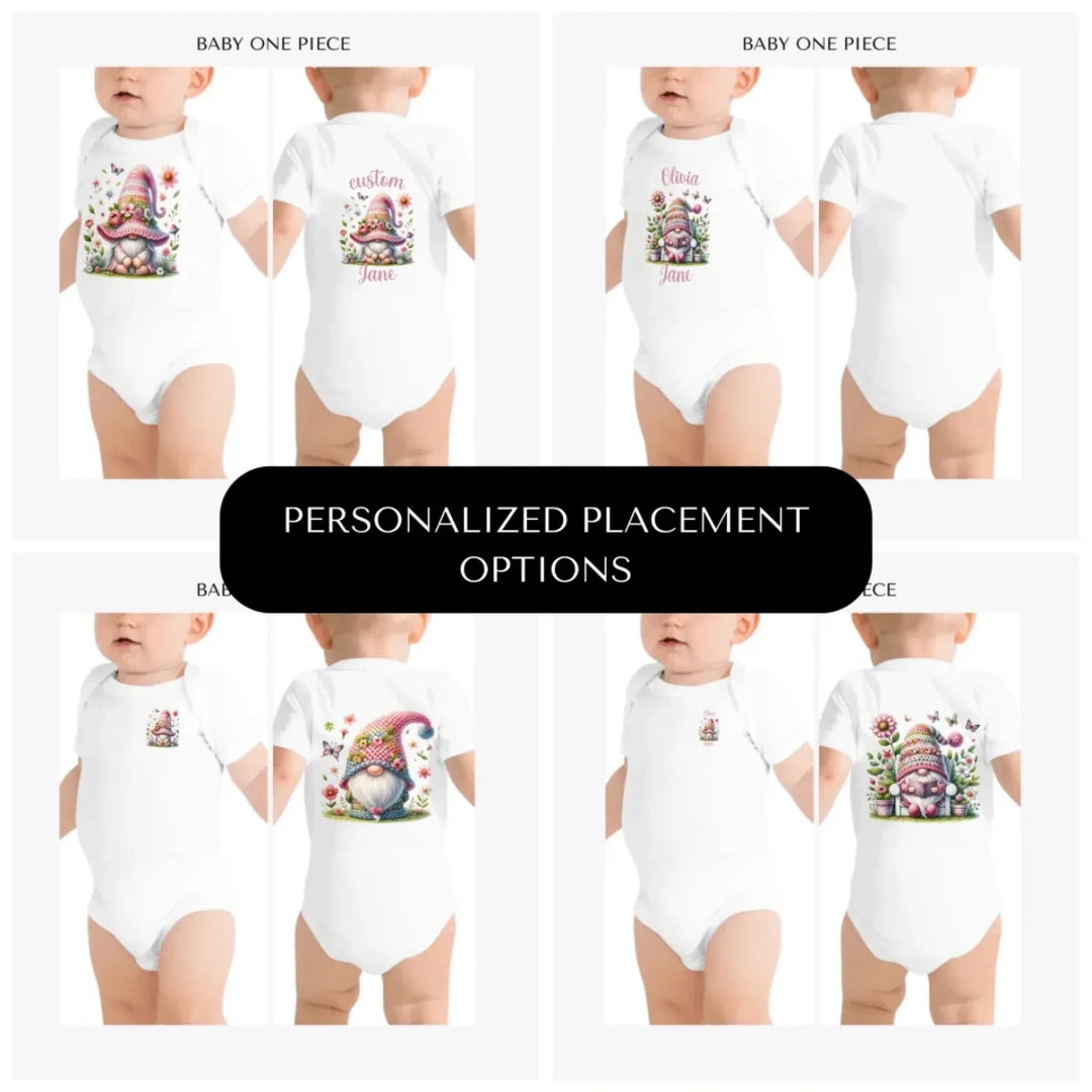 Spring-Gnome-custom-baby-onesie-design-placement-front-back-pocket-artfulane