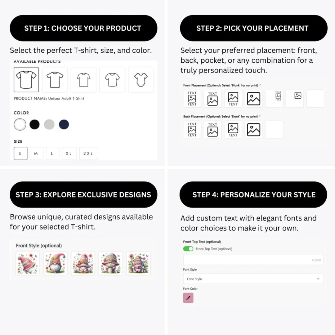 how-to-design-custom-Spring-Gnome-t-shirt-personalization-options-artfulane