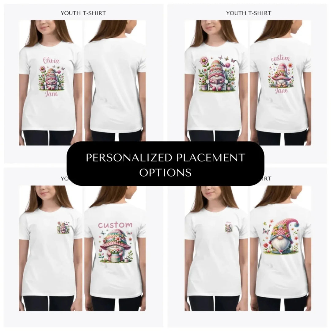 Spring-Gnome-custom-youth-t-shirt-design-placement-front-back-pocket-artfulane