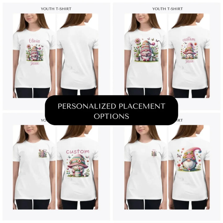 Spring-Gnome-custom-youth-t-shirt-design-placement-front-back-pocket-artfulane