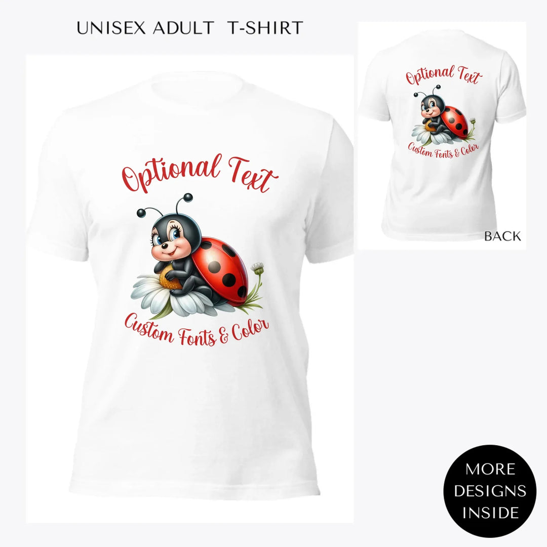 Spring-Ladybug-custom-women-unisex-adult-t-shirt-artfulane