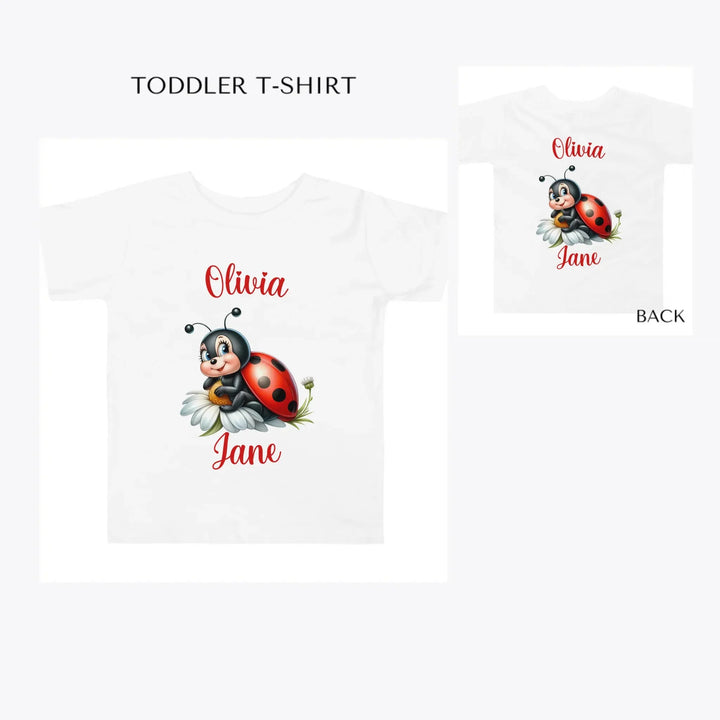 Spring-Ladybug-toddler-custom-t-shirt-artfulane