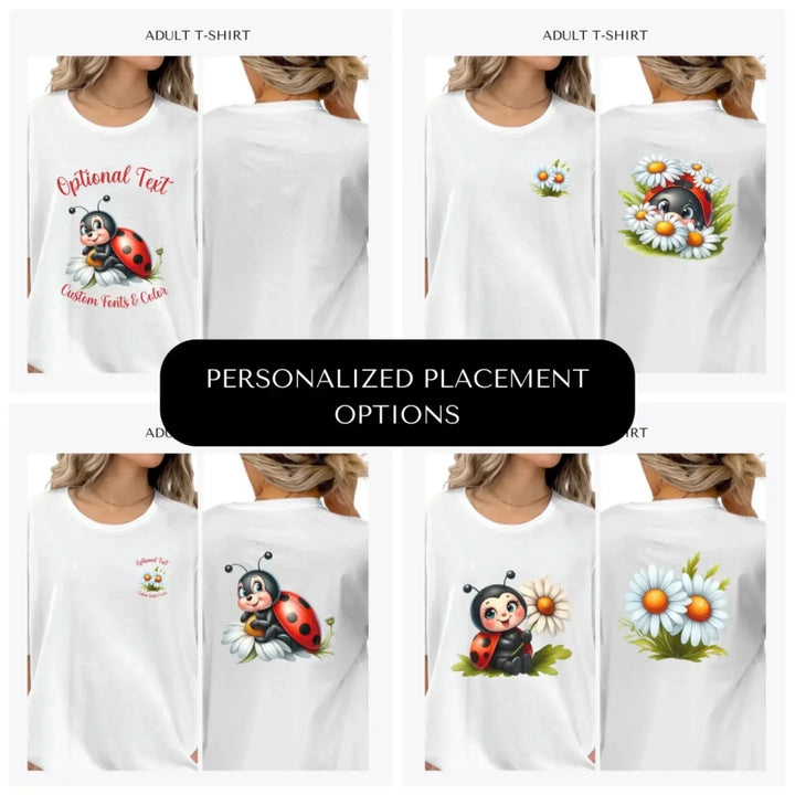 Spring-Ladybug-custom-adult-t-shirt-design-placement-front-back-pocket-artfulane