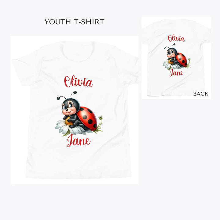 Spring-Ladybug-custom-youth-t-shirt-artfulane