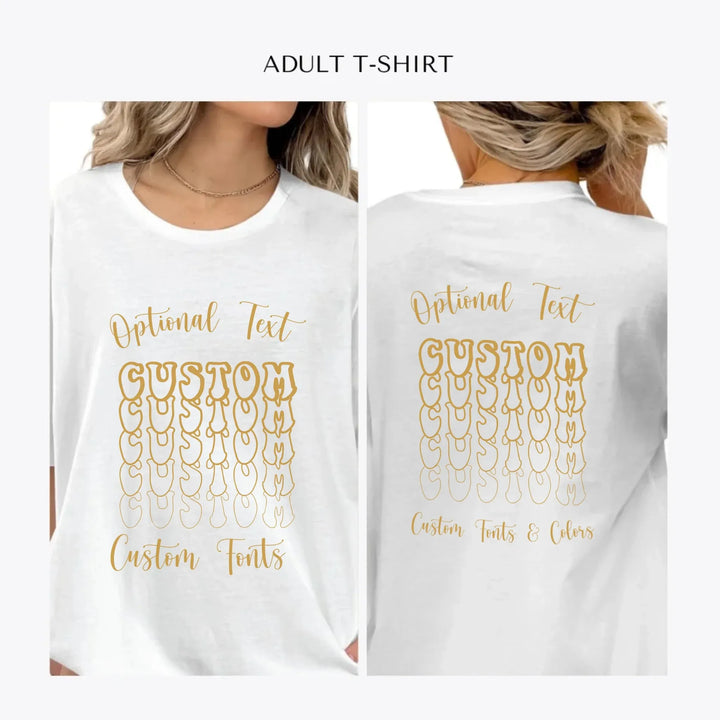 Stacked-Retro-Text-personalized-women-unisex-adult-t-shirt-artfulane