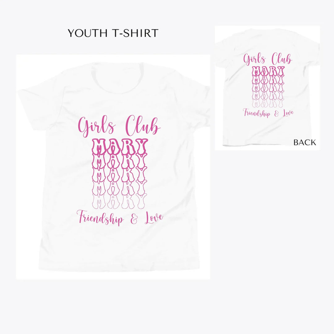 Stacked-Retro-Text-custom-youth-t-shirt-artfulane