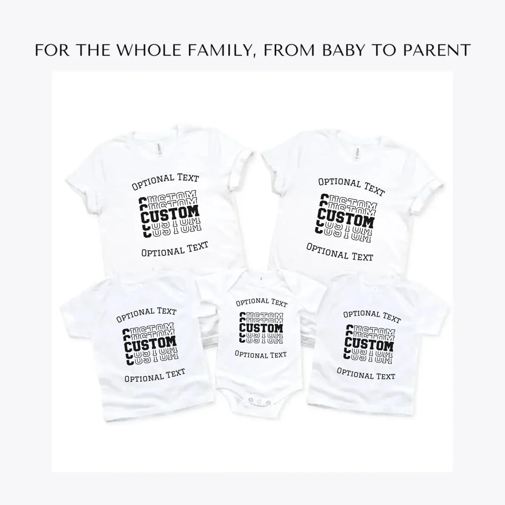 Stacked-Sport-Varsity-Text-custom-t-shirts-adult-youth-toddler-baby-sizes-artfulane