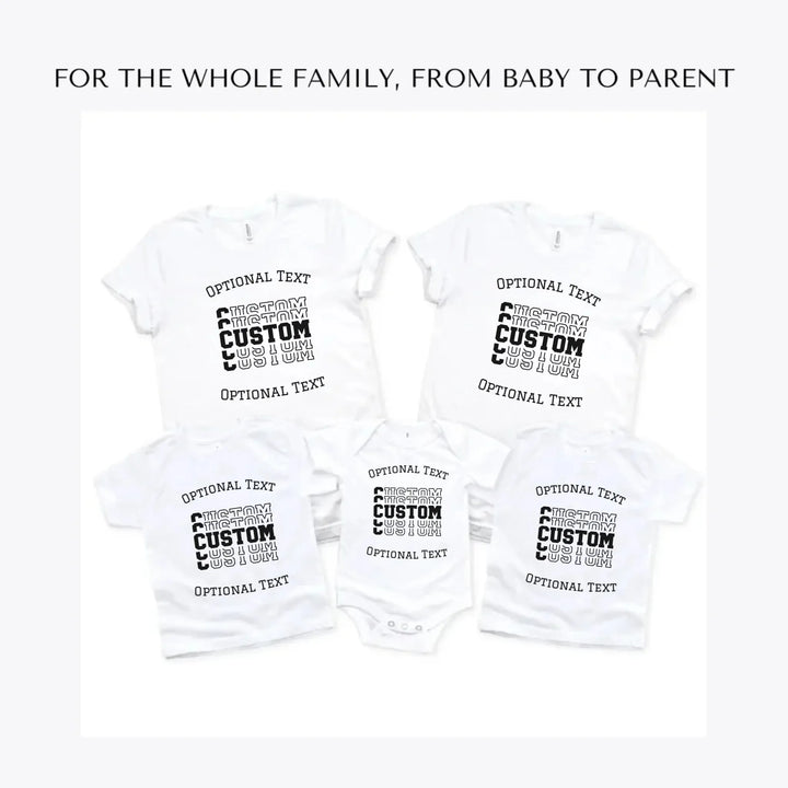 Stacked-Sport-Varsity-Text-custom-t-shirts-adult-youth-toddler-baby-sizes-artfulane