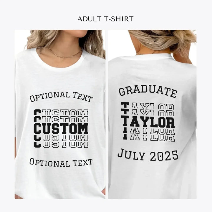 Stacked-Sport-Varsity-Text-personalized-women-unisex-adult-t-shirt-artfulane