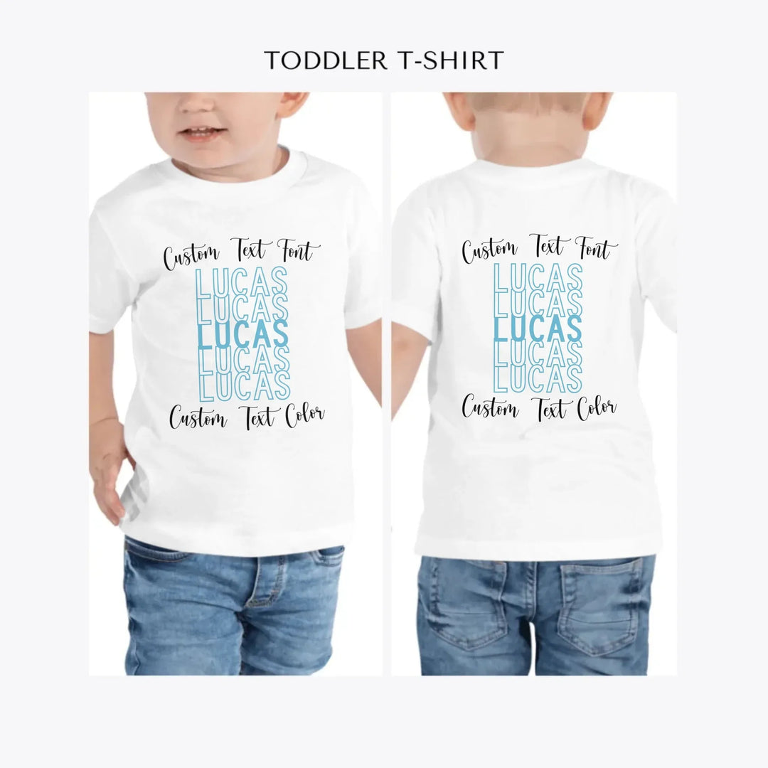 Stacked-Text-personalized-toddler-t-shirt-artfulane