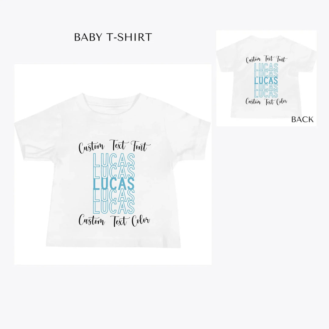 Stacked-Text-custom-baby-t-shirt-artfulane