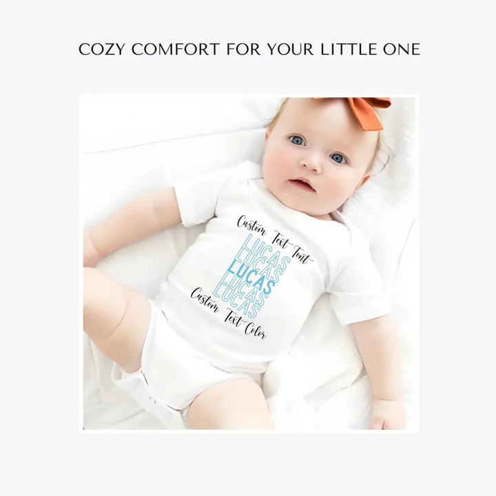 Stacked-Text-custom-baby-bodysuit-artfulane