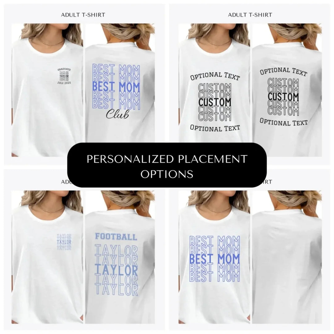 Stacked-Text-custom-adult-t-shirt-design-placement-front-back-pocket-artfulane