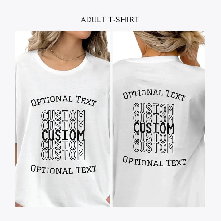Stacked-Text-personalized-women-unisex-adult-t-shirt-artfulane