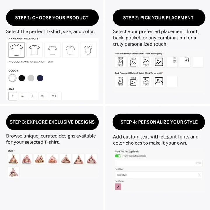 how-to-design-custom-Teddy-Bear-Sleeping-in-Tent-t-shirt-personalization-options-artfulane