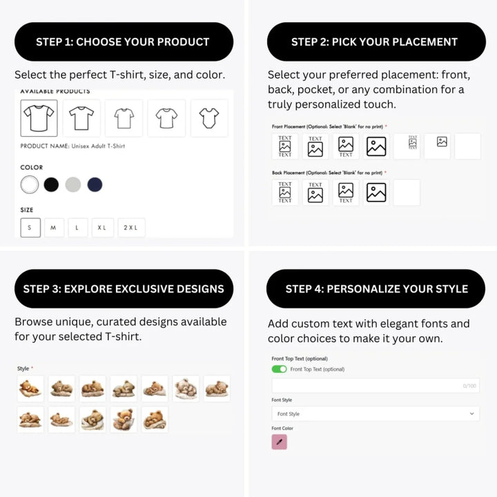 how-to-design-custom-Brown-Teddy-Bear-Sleeping-on-Blanket-t-shirt-personalization-options-artfulane
