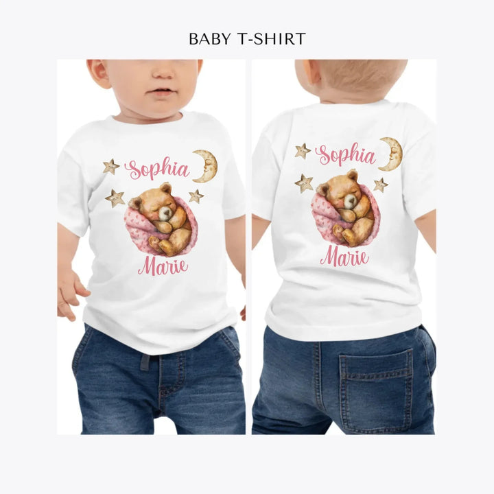 Teddy-Bear-Sleeping-personalized-baby-t-shirt-artfulane