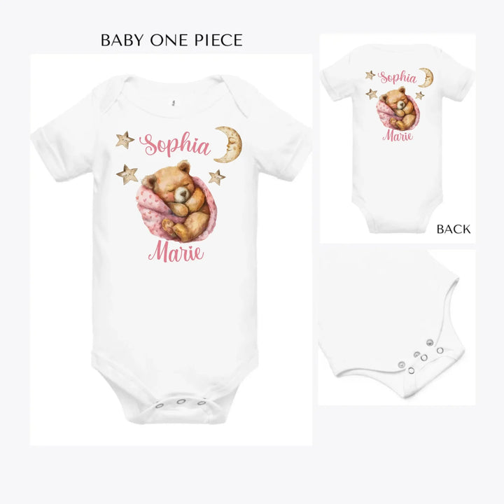 Teddy-Bear-Sleeping-custom-baby-onesie-artfulane
