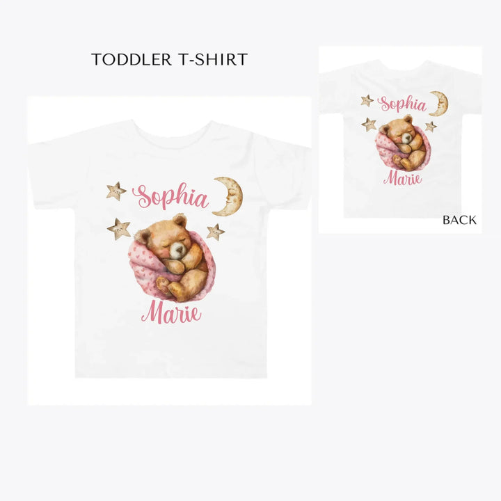 Teddy-Bear-Sleeping-toddler-custom-t-shirt-artfulane
