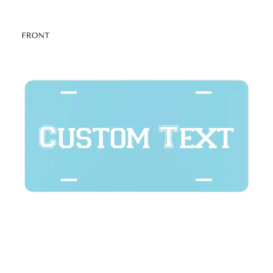 LICENSE PLATE DECORATIVE Front