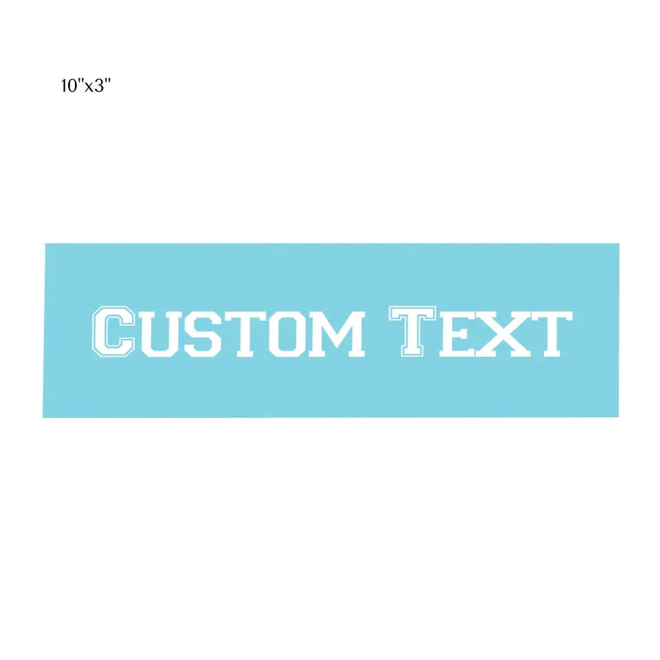 CAR MAGNET 10x3 Front