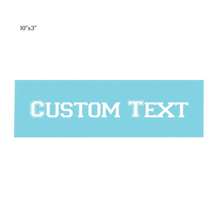 CAR MAGNET 10x3 Front
