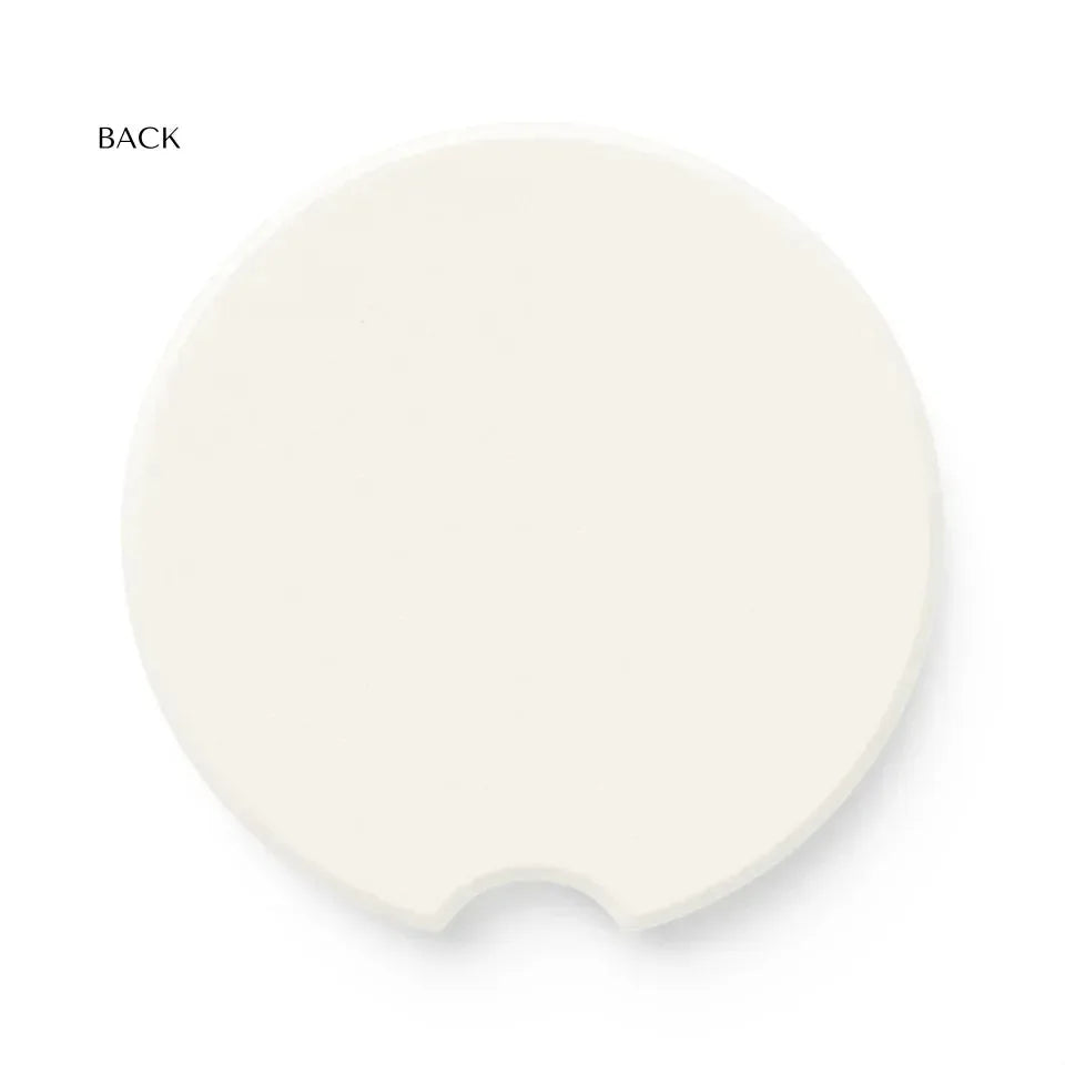 SOAPSTONE CAR COASTER Back