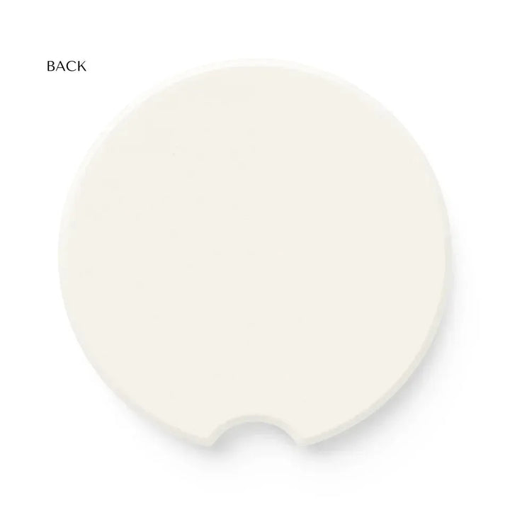 SOAPSTONE CAR COASTER Back