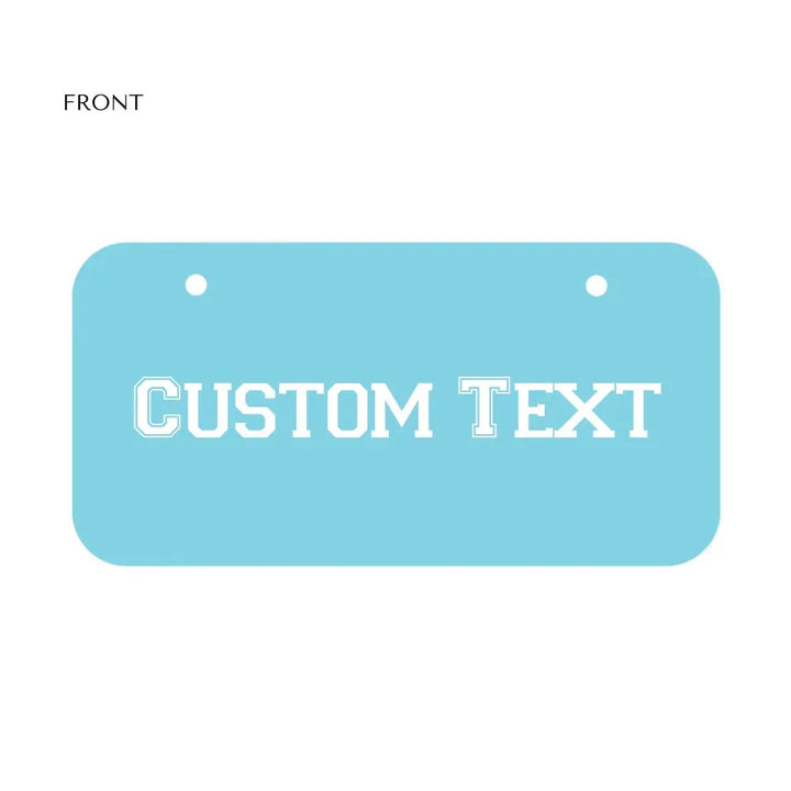 MINI LICENSE PLATE Front