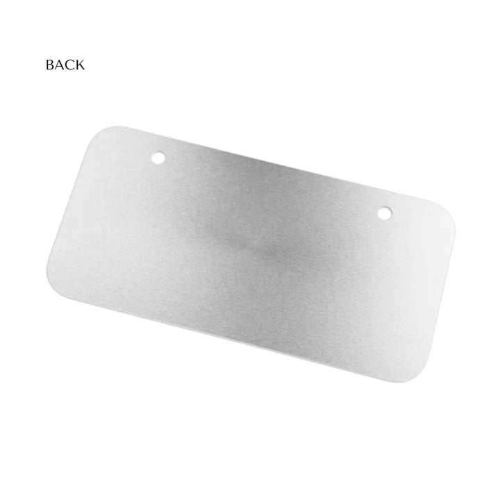 MINI LICENSE PLATE Back