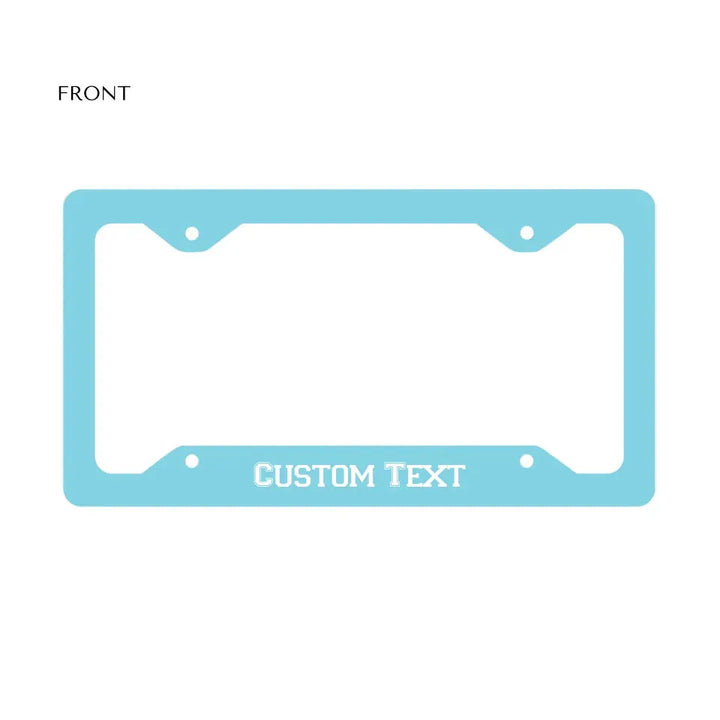 LICENSE PLATE FRAME METAL Front
