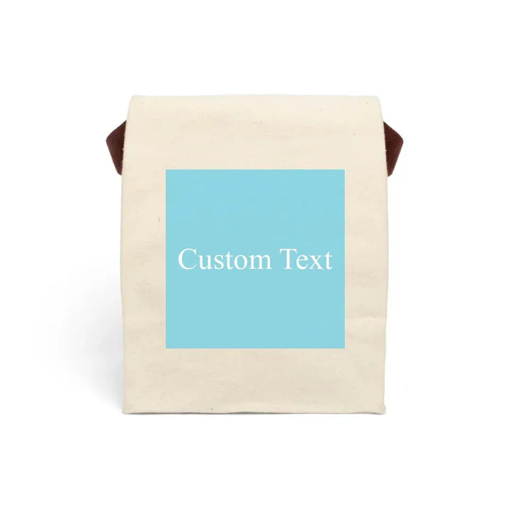 CANVAS LUNCH BAG FRONT