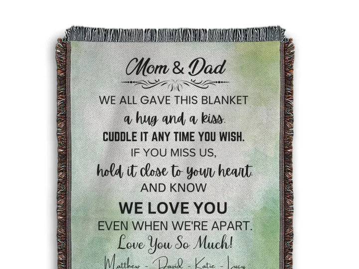 woven throw canva