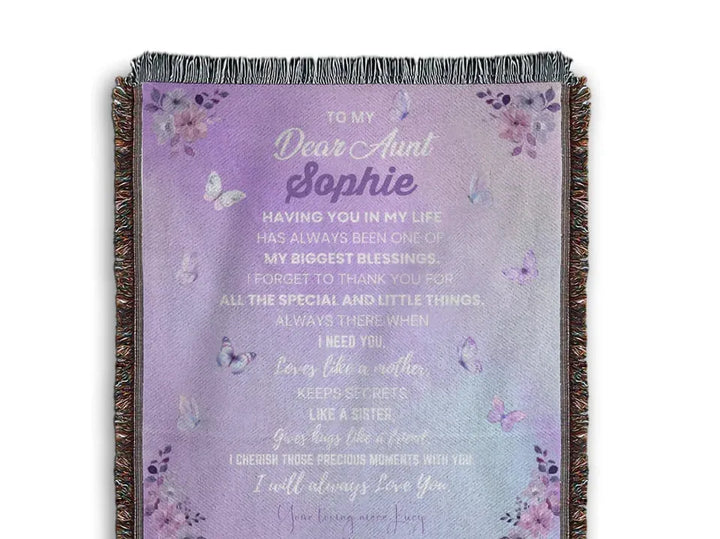 woven throw canva