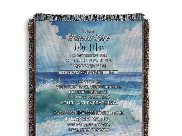 woven throw canva