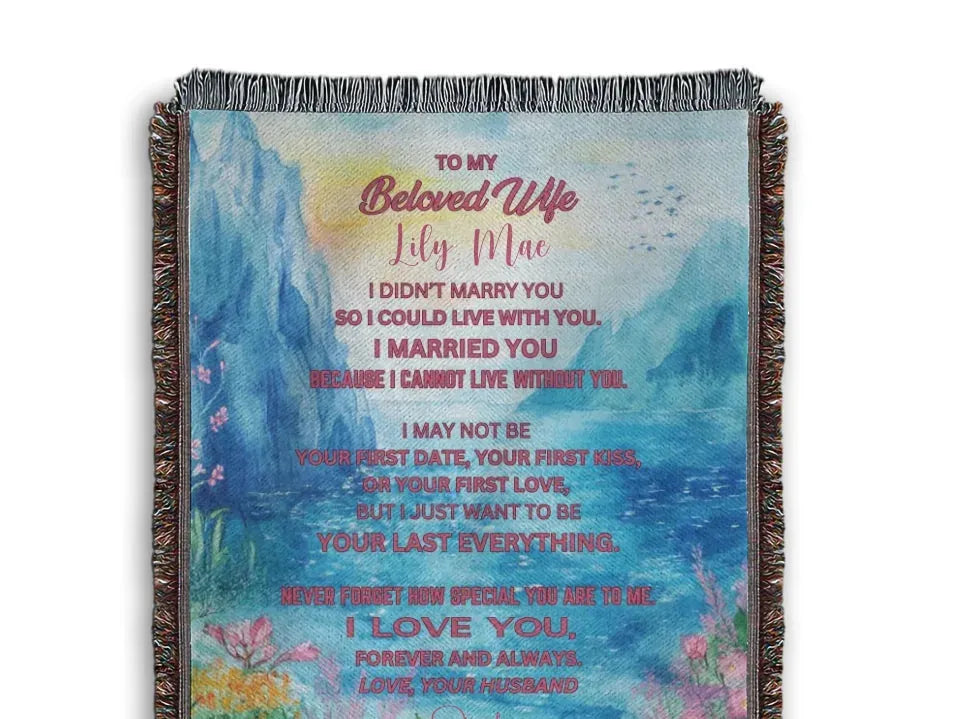 woven throw canva