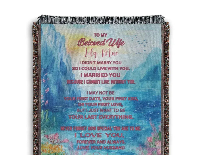 woven throw canva