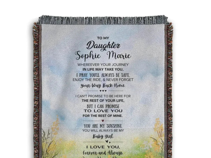 woven throw canva