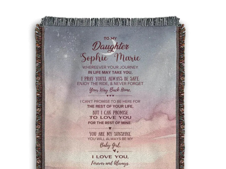 woven throw canva