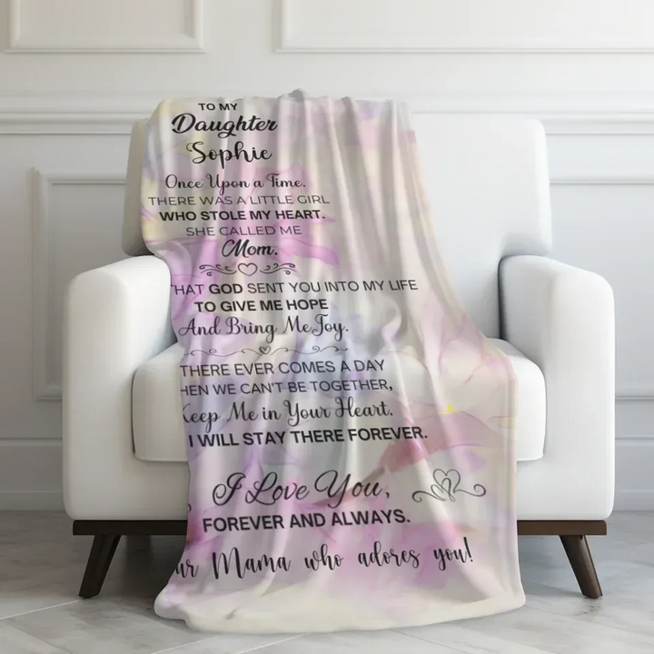 Velveteen Blanket On Couch