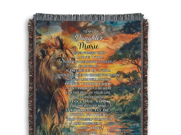 woven throw canva