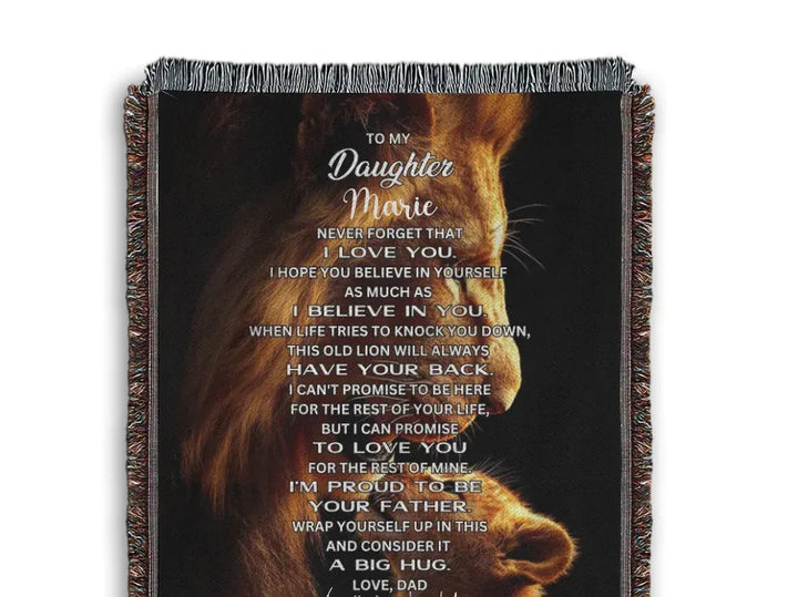 woven throw canva