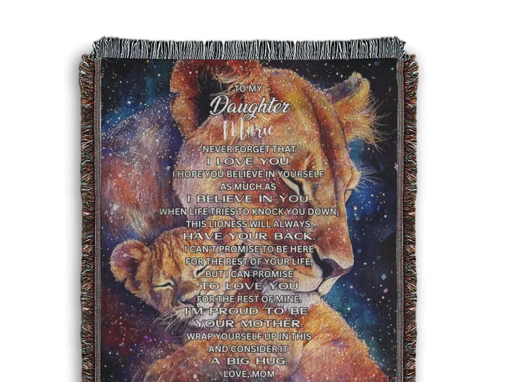 woven throw canva