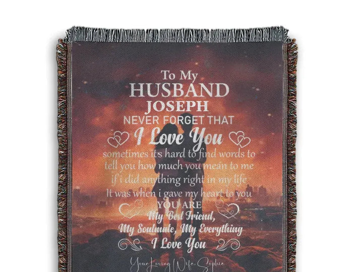 woven throw canva