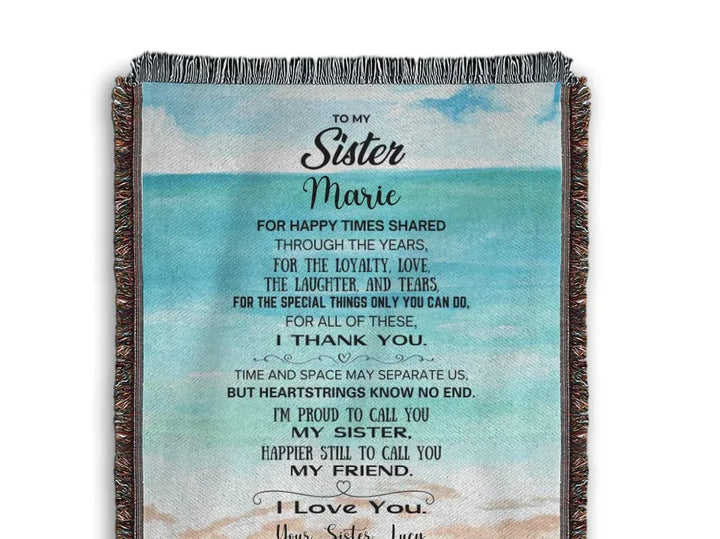 woven throw canva