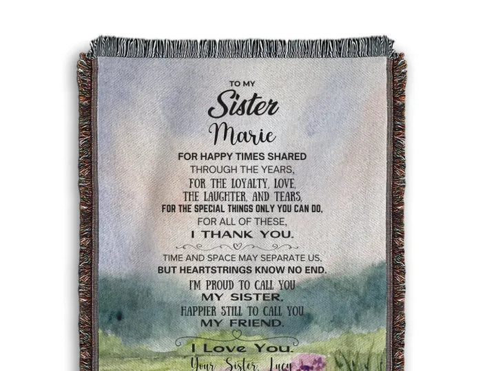 woven throw canva