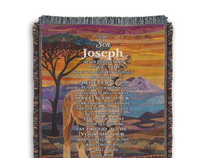 woven throw canva