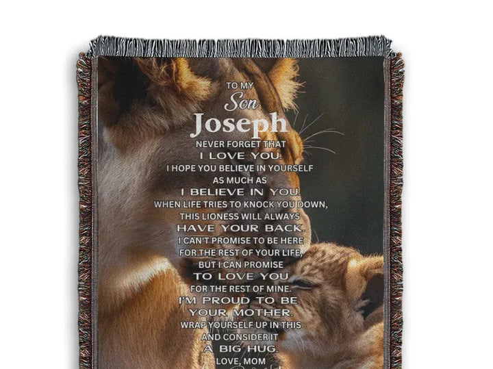woven throw canva