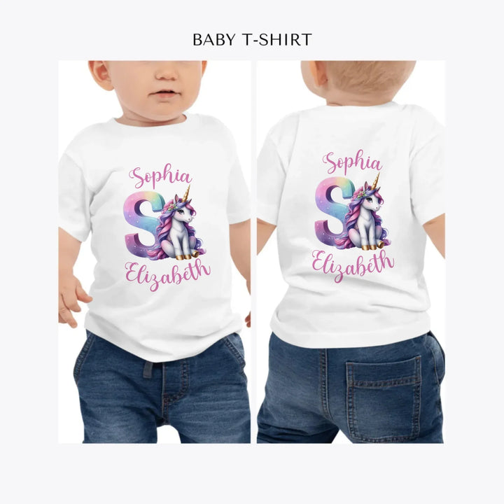 Unicorn-Pastel-Initial-personalized-baby-t-shirt-artfulane