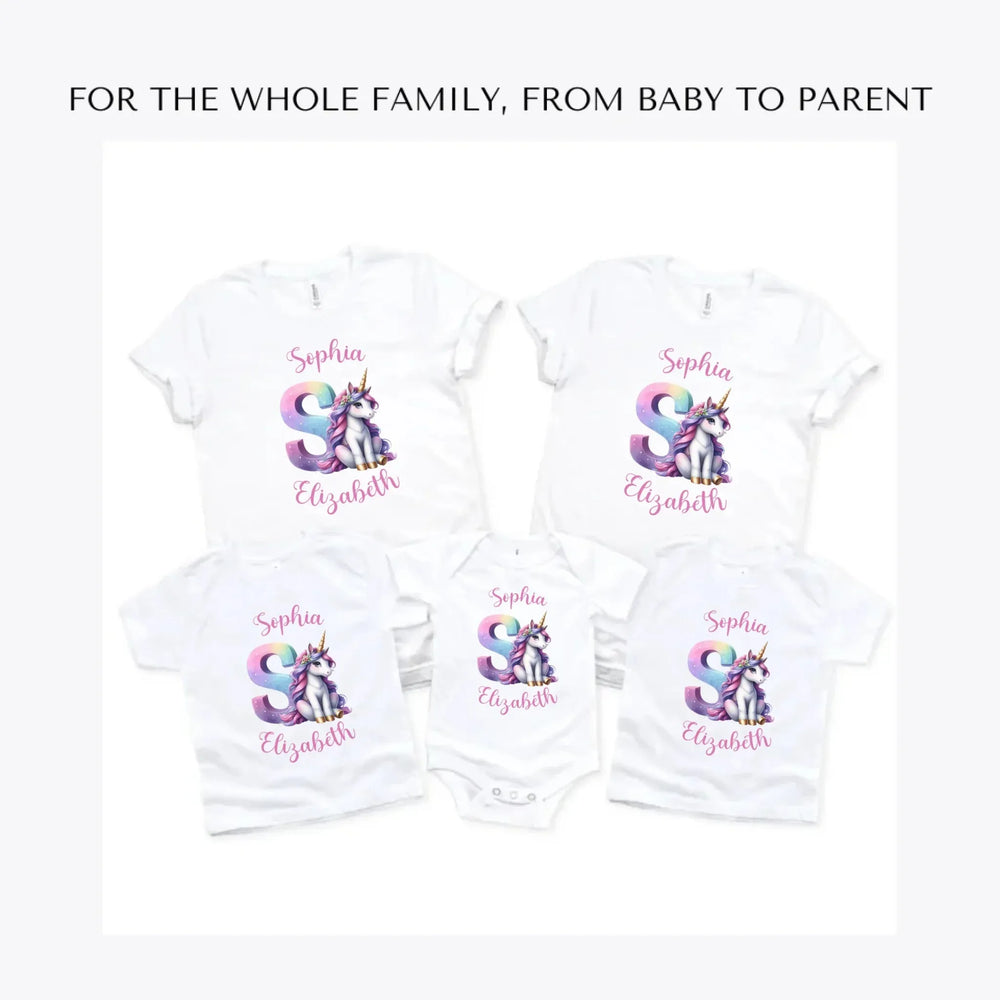 Unicorn-Pastel-Initial-custom-t-shirts-adult-youth-toddler-baby-sizes-artfulane